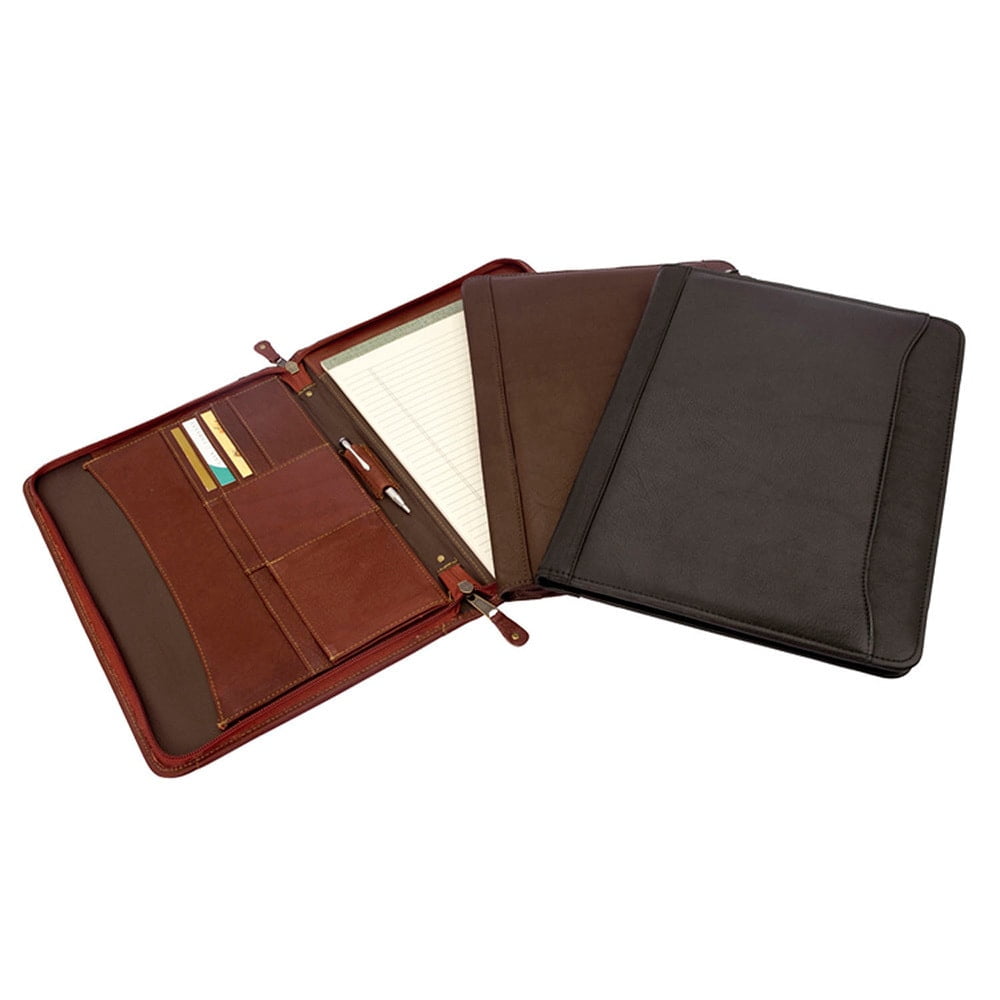 Canyon Outback Leather Goods Inc. Oregon Canyon Zip Around Folder Black