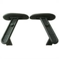 thumbnail image 1 of Office Star Adjustable Plastic Black Arms Fits All Drafting Chairs Only, 1 of 1