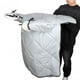 thumbnail image 1 of Edredón resistente al viento para motocicleta, lona cálida para lluvia, fácil de instalar, funda para regazo, manta impermeable para prevenir el frío Gris, 1 of 8