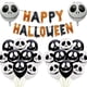 thumbnail image 4 of Globos de fantasmas de pesadilla de feliz Halloween, decoraciones, globos de aluminio, juguetes inflables, globos blancos y negros, suministros para fiestas de cumpleaños, 4 of 5