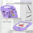 thumbnail image 5 of Allytech Galaxy Tab A7 Lite T220 Case with Shoulder Strap, Samsung Tab A 8.0 (2019) T290 Case for Kids, EVA Shockproof Handle Kickstand Case with DIY for Samsung T220 T225 T227 T290 T295, Purple, 5 of 8