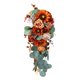 thumbnail image 4 of de novia artificial con , centro de mesa con flores en forma de , elegante decoración nupcial para propuesta de aniversario., 4 of 8