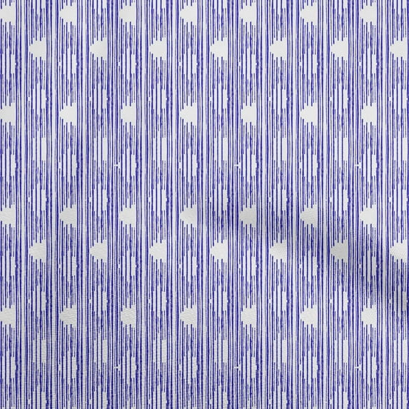 oneOone Cotton Jersey Royal Blue Fabric Block Sewing Material Print Fabric By The Yard 58 Inch Wide-NW