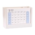 thumbnail image 2 of Two In One Pen Holders, 2025 Desk Calendar, Multifunctional Desk Storage Box, Stylish Organizer, Plastic Material, Monthly Calendar, Photo Frame, For Home Office, 2 of 6
