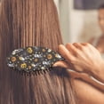 thumbnail image 3 of Dancing Skeletons Halloween Pattern Hair Brush,Girls Detangling Hair Brush,Glide Through Tangles with Ease for Wet & Dry Hair,8.8"X2.8", 3 of 7
