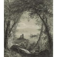 thumbnail image 3 of Richard William Hubbard 15x17 Black Modern Framed Museum Art Print Titled - Lake George (C. 1850-1869), 3 of 5