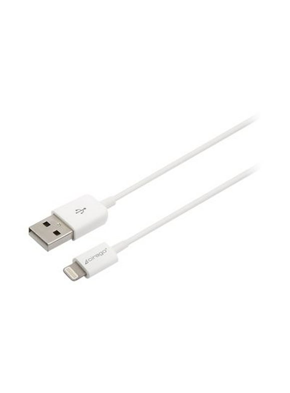 Cirago 6 feet USB to Lightning Data Transferring Sync / Charging Smart Cable Cord MFI Certified for iPhone, iPad, iPod - White