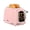 Pink, variant on Mecity Easy Touch Screen Toaster 2 Slice – Retro Wide Slot Stainless Steel Toaster with Large Display, 6 Browning Levels, Bagel, Defrost & Reheat, Removable Crumb Tray, Cream Color