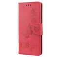 thumbnail image 2 of Allytech Wallet Case for Samsung Galaxy S22 Ultra 5G, Big Butterfly Embossed PU Leather Kickstand Flip Cover Shockproof Drop Protection Anti-scratch Wallet Cover for Samsung Galaxy S22 Ultra,Rose, 2 of 4