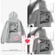 thumbnail image 2 of bangtan boys bts bt21 tata kim tae hyung v kpop zip abrigo Chamarra sudaderas, 2 of 3
