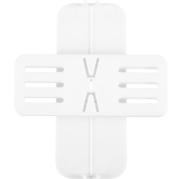 Soporte para enchufes, soporte para regleta de enchufes sin perforaciones, fijador de enchufes de pared, soporte para fijación de enchufes