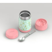 Thermos Stainless Steel Vacuum Insulated Food Jar with Spoon, Painted Dots, 16oz