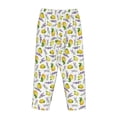 thumbnail image 5 of Xecao Lavender Flowers Women's Straight Lounge Pajama Pants: The Epitome of Relaxed Sleepwear, 5 of 9