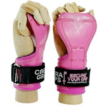 Cobra Grips PRO Weight Lifting Gloves Heavy Duty Straps Alternative to Power Lifting Hooks For Deadlifts With Built in Adjustable Neoprene Padded Wrist Wrap Support Bodybuilding