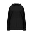 thumbnail image 4 of UPPADA Oversized Hoodies for Women Fall Winter Jackets Clothes Y2k Cute Crewneck Sweatshirts Loose Pullover Tops Fashion Outfits Tops with Pockets Black,L, 4 of 6