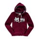 thumbnail image 2 of Aeropostale Sudadera con capucha y cremallera completa Aero 87 para mujer, Púrpura, Mediano Aeropostale Sudadera, 2 of 2