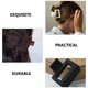 thumbnail image 5 of 4 pinzas cuadradas minimalistas para el pelo, pinzas de mandíbula, herramientas de peinado para mujer., 5 of 5