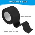 thumbnail image 2 of Uxcell Caulk Tape, Self Adhesive Sealing Tapes Waterproof Toilet Tub Caulk Sealant Strip Sealing Trim Black 1.5" x 10.5 Ft, 2 of 7