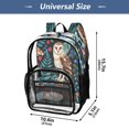 thumbnail image 4 of Ttyddzy Clear Backpack Heavy Duty PVC Transparent Backpack for College Workplace, Woodland Barn, 4 of 8