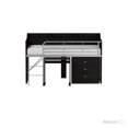 Talia Storage Loft Bed with a Desk, Multiple Colors