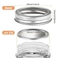 thumbnail image 4 of Canning Lids and Rings Wide Mouth -Ricihene  12PACK /24PCS  Large Mouth Mason Jar Lids with Rings Silicone Seals for Ball or Kerr Jars(24pcs/12pack), 4 of 7
