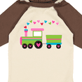 thumbnail image 4 of Inktastic Valentine Heart Train Boys or Girls Long Sleeve Baby Bodysuit, 4 of 5