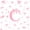 White Pink C, variant on Feelyou Bow Letter G Twin Sheet Sets for Girls, Love Heart Bedding for Bedroom, Pink, 3-Piece