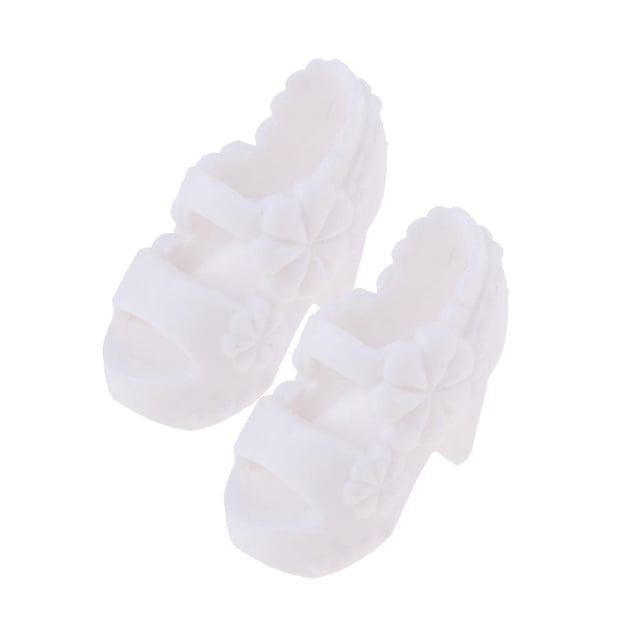 Sandalias de , , , calcetines con lazo, accesorios, moda en miniatura para muñeca Blanco Yotijar Muñeca Zapatos de tacón alto