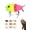 E, variant on 2 PC Mini Glide Bait for Bass Fishing - Glide Bait Fishing Lures,Multi-Jointed Hard Swimbait with Treble Hooks, Glide Bait Lures with Multi-Jointed Hard Body, Slow Sinking Action and Treble Hooks #G