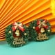 thumbnail image 2 of Casa de muñecas en miniatura, serie navideña, árbol de Navidad, trineo, elfo, micropaisaje, Papá Noel, muñecos de nieve, decoración, accesorios artesanales, 2 of 5
