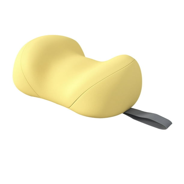 Almohada de espuma viscoelástica, almohada cervical para cuello y hombros, ergonómica para dormir, inclinada Amarillo