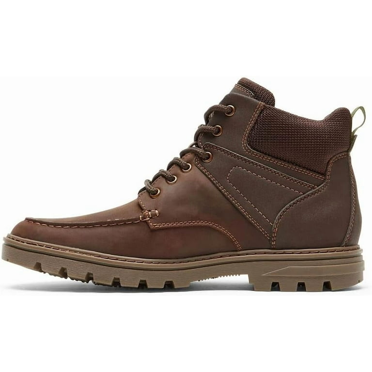 Rockport Weather Ready Moc Toe Men's Java Hiking Boots 7W Rockport Weather Ready Moc Toe Men's Java Hiking Boots 7W