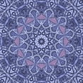 thumbnail image 1 of Ahgly Company Machine Washable Indoor Square Transitional Purple Mimosa Purple Area Rugs, 8' Square, 1 of 7
