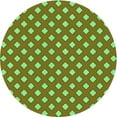 thumbnail image 1 of Ahgly Company Machine Washable Indoor Round Transitional Dark Bronze Brown Area Rugs, 5' Round, 1 of 7
