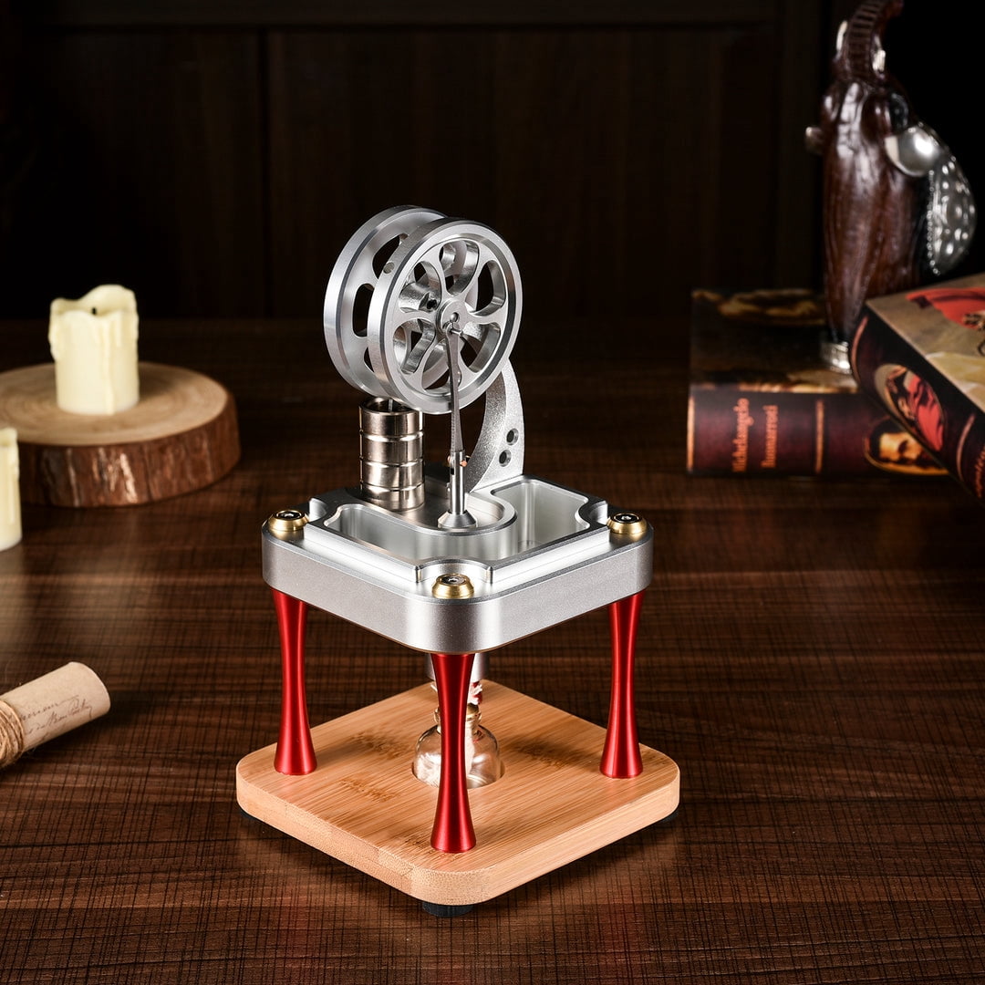 ENGINEKIT M16-C Vertical Water-Cooled High-Temperature Stirling Engine Model Kit Education Research Study