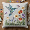 thumbnail image 6 of 4PCS Border Stencil Craft Paint Template Plastic Stencils Reusable Floral Corner Hummingbird Design for Wood Wall Canvas Floor DIY Art Decor,N-4PCS, 6 of 6