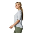 thumbnail image 4 of Columbia Women's PFG Uncharted Tech Tee Short Sleeve, Cirrus Grey/W Best Cast, Medium, 4 of 7