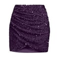 thumbnail image 5 of Angala Carnival Stylish Mini Skirt With Pleated Hem Fitted Sparkly Beaded Embellishments For Party And Night Out Beautiful Cozy Women's Dress, 5 of 5