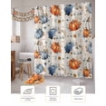 thumbnail image 7 of Pumpkin Vintage Fall Pumpkin Thanksgiving Shower Curtain Set ，Waterproof Fabric Shower Curtains Shower Curtains for Bathroom,Bathroom Decor 72"x78", 7 of 7
