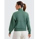 thumbnail image 2 of Sudadera CRZ YOGA SoftAura Half Zip para Mujer Verde Bosque Oscuro, 2 of 5