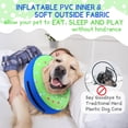thumbnail image 3 of Miaocao Supet Inflatable Dog Cone Collar Alternative After Surgery, Doggie Neck Donut Collar Recovery ECollar for Post Surgery, Soft Dog Cone for Small Medium Puppies Cats, 3 of 6