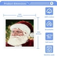 thumbnail image 3 of Dreamtimes Christmas Santa Claus Baby Washcloths Towel Set, Highly Absorbent & Soft Cotton Wash Cloths 12"x 12" Face Hand Towels for Bathroom, Multi-Purpose Fingertip Towels, 3 of 7