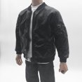 thumbnail image 3 of Ounissouiy Chaqueta de tendencia Moda retro Transpirable Distintivo Brillante Chic Abrigos brillantes Ocasiones amplias para 15.74 Elemento móvil Muñecas y casas de muñecas Negro, 3 of 6