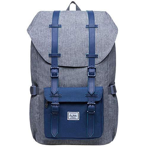 Laptop Outdoor Backpack, Travel Hiking& Camping Rucksack Pack, Casual Large College School Daypack, Shoulder Book Bags Back Fits 15" Laptop & Tablets by Kaukko (5-4GB)