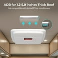thumbnail image 5 of Fogatti RV Rooftop Air Conditioner 15000 BTU InstaCool Unit with R32 Refrigerant, Wired Controller and ADB, 5 of 12
