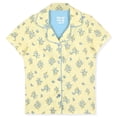thumbnail image 2 of Sleep On It Girls Yummy Jersey Coat Front Pajama Short Set - Floral, 4T, 2 of 6