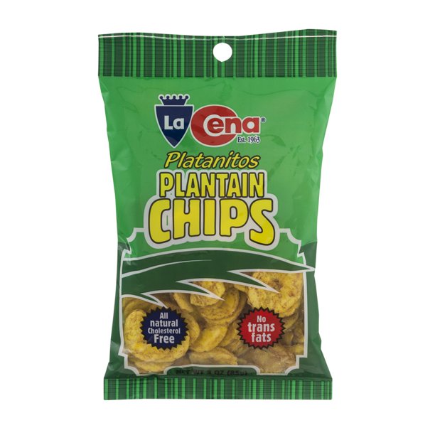 La Cena Plantanitos Plantain Chips 3 Oz Walmart Com
