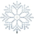 thumbnail image 1 of Novelty Lights 24" Christmas Snowflake LED Rope Light Sculpture, Pure White, 1 of 2