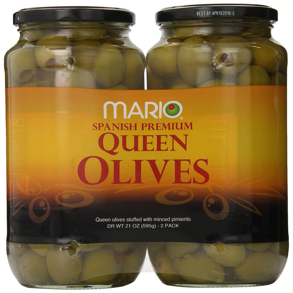 Mario Stuffed Queen Olives, 42 Ounce
