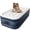 Blue, variant on Cherimor, Twin XL Air Mattress, 18" High, Built-in Pump, Leak-Tested, Fast Inflate, 500 lb Support